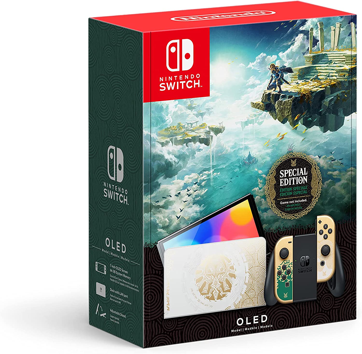 Nintendo Switch OLED Model Console - Legend of Zelda: Tears of the Kingdom Edition Nintendo Switch OLED Model Console - Legend of Zelda: Tears of the Kingdom Edition